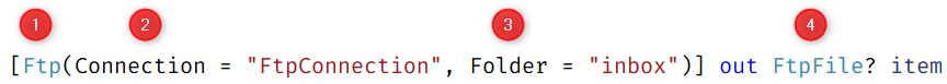 attribute FTP binding file